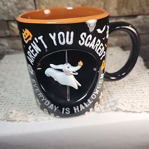 Nightmare Before Christmas XL Mug Coffee Cup Aren't You Scared? Halloween Disney